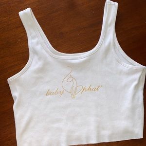 Baby Phat ribbed tank top